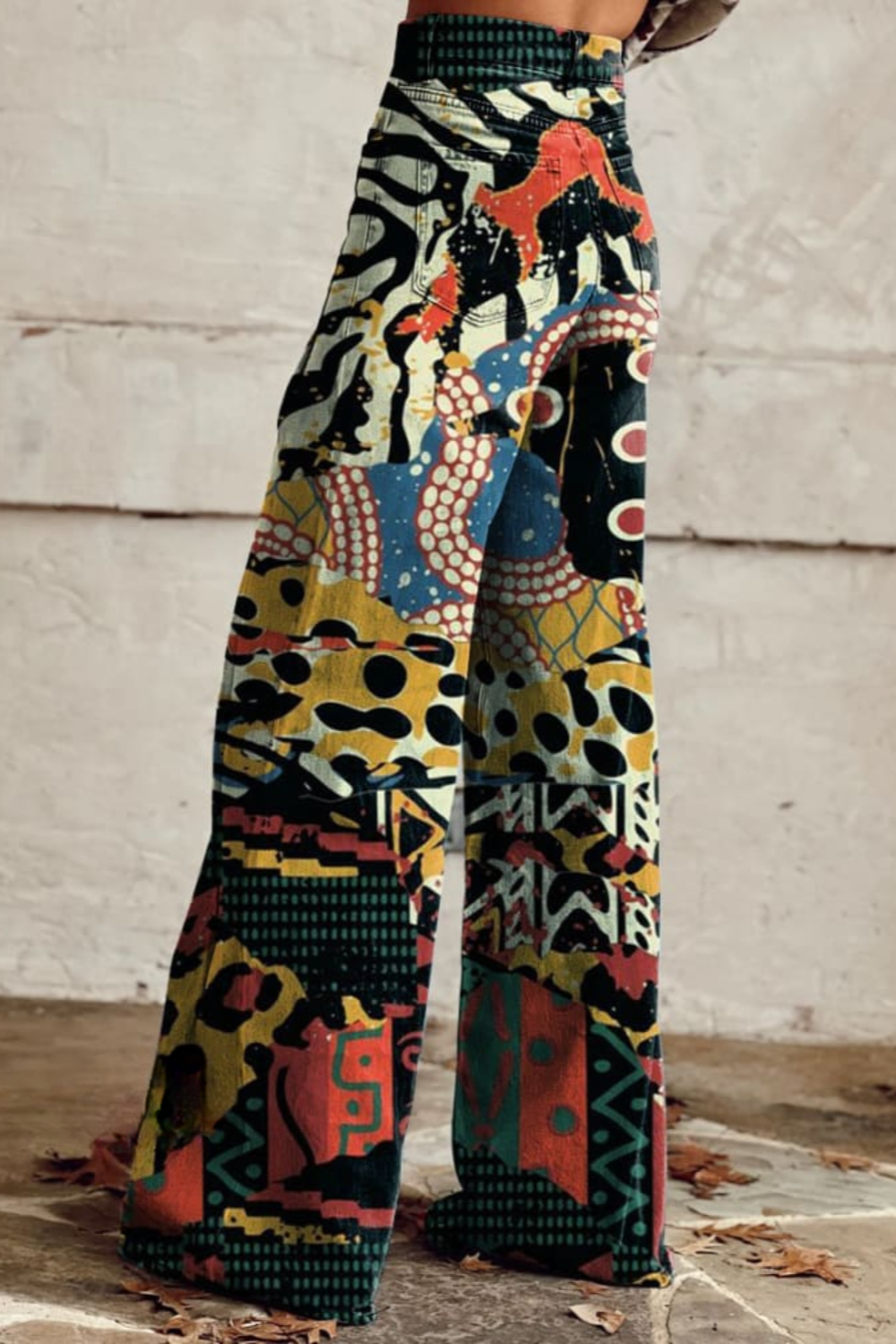 Annvi | Pantalon Boho Vintage