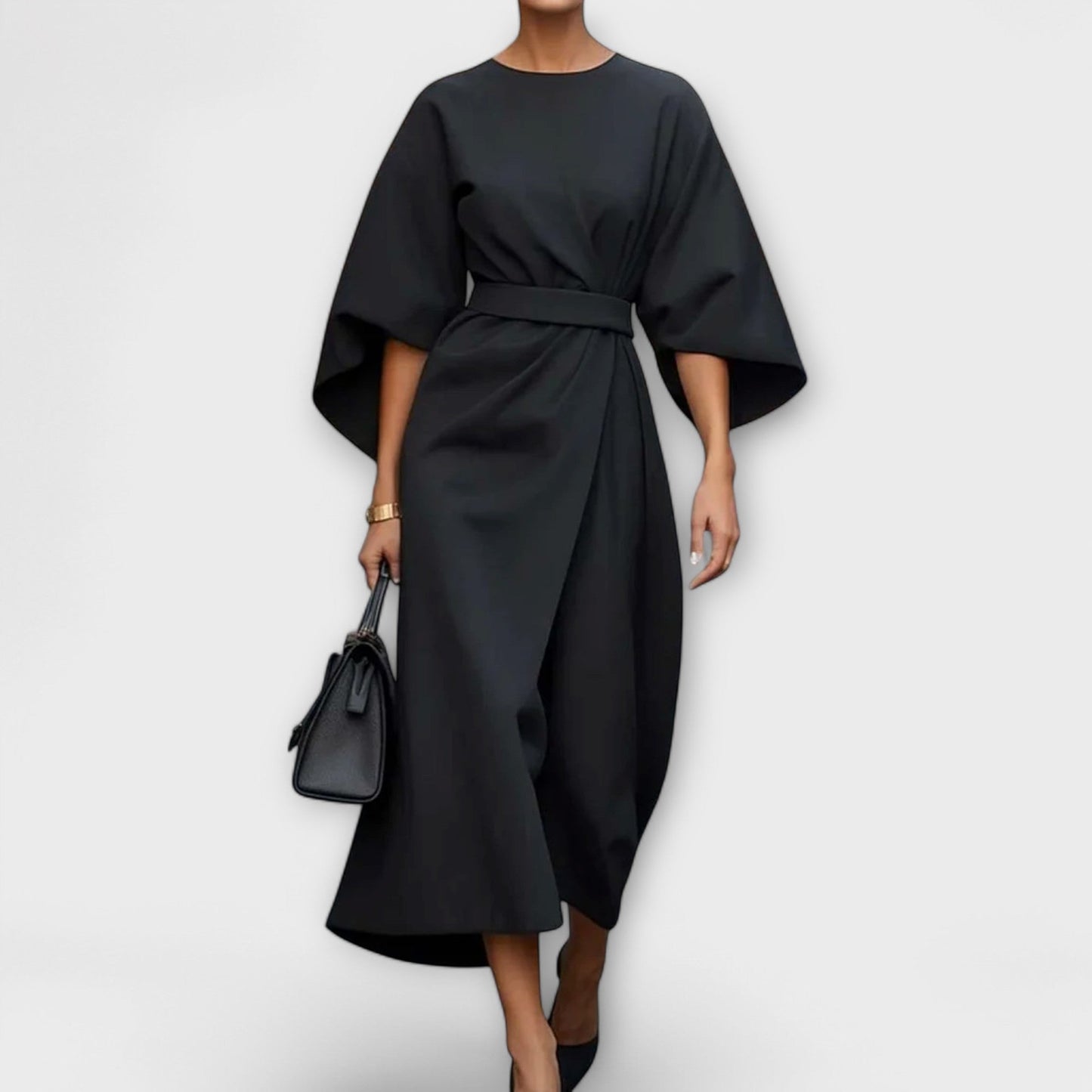 Ally™ | Elegant klänning med ärmar