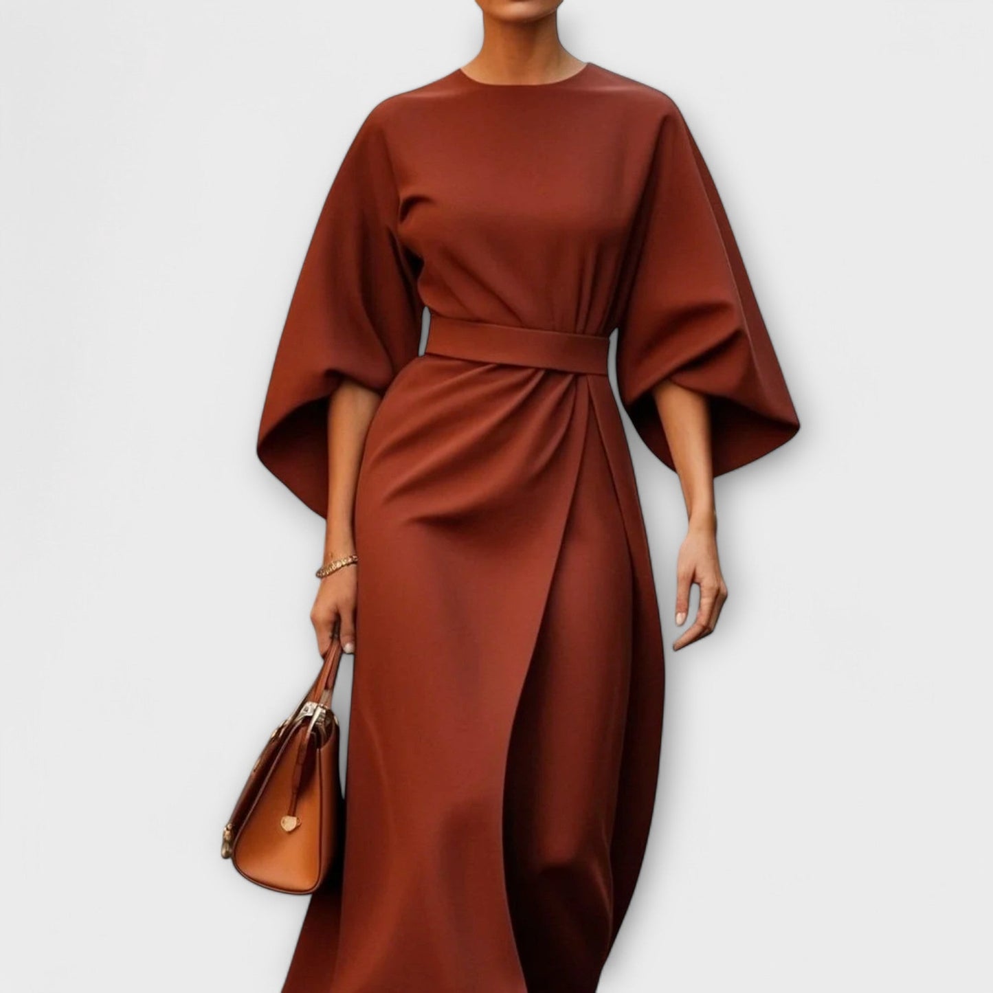 Ally™ | Elegant klänning med ärmar