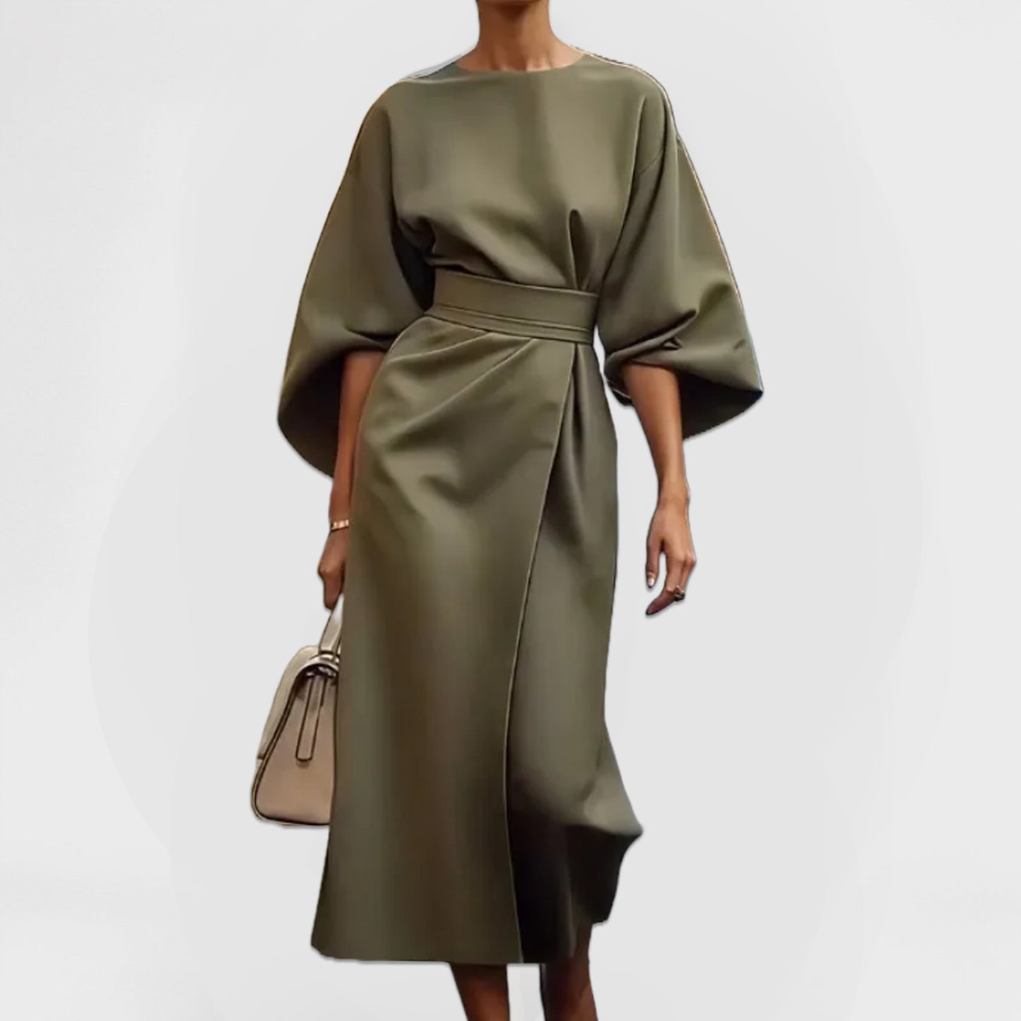 Ally™ | Elegant klänning med ärmar