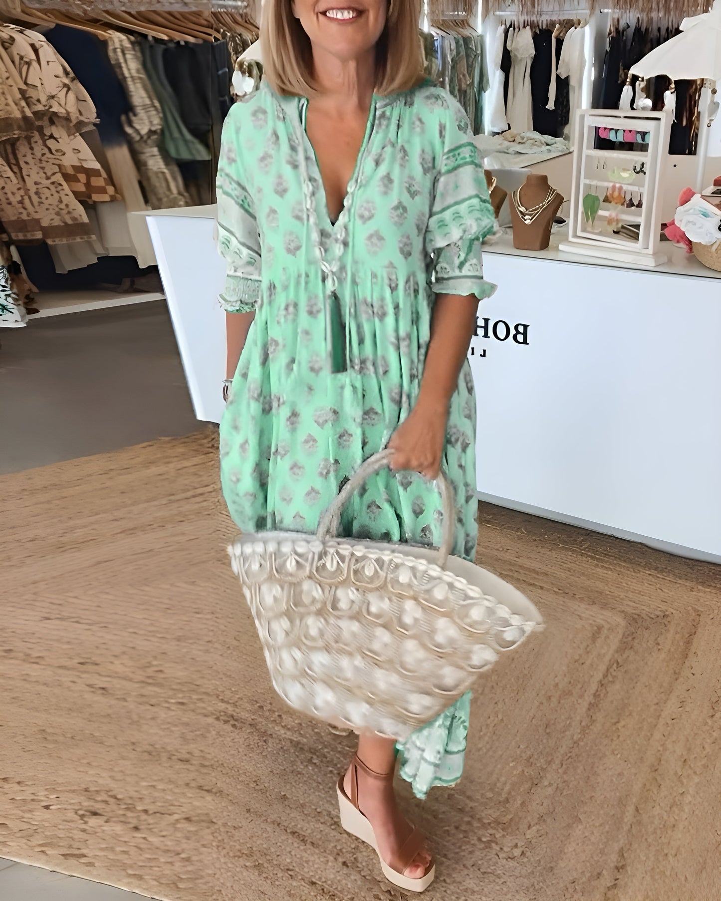 Annabel™ | Bohemisk sommarklänning