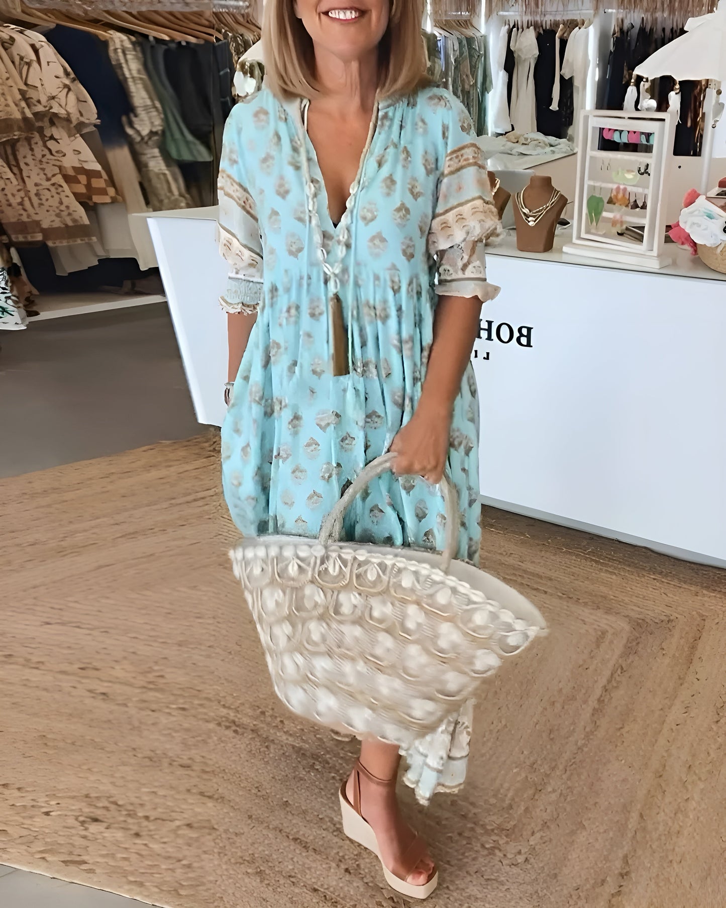 Annabel™ | Bohemisk sommarklänning