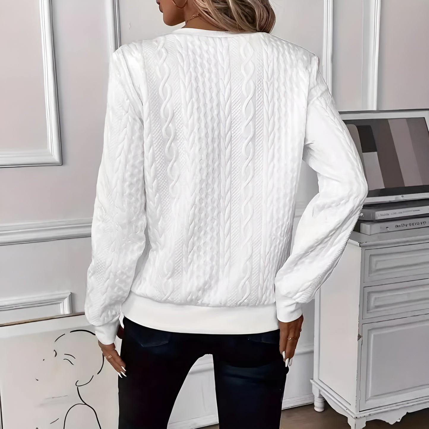 Amanda™ | Bekväm Half-Zip Tröja