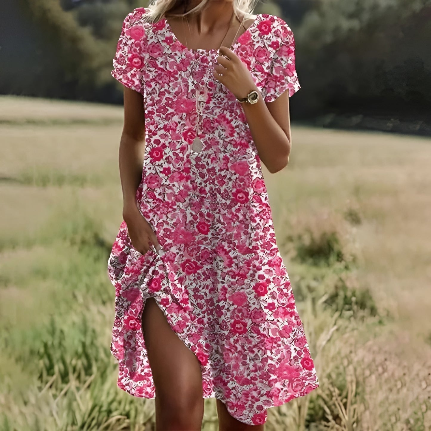 Rosa™ | Stilren Vardagsklänning