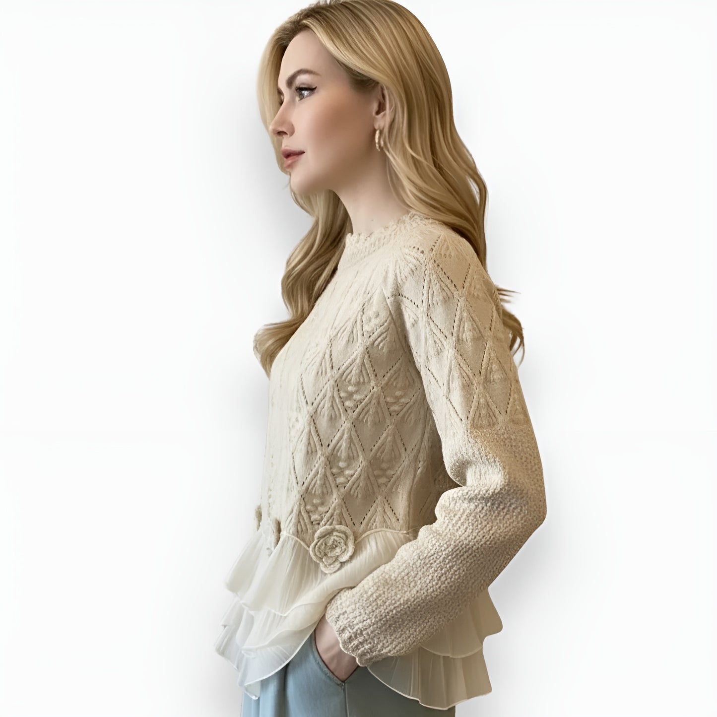 Janni™ | Elegant Stickad Tröja