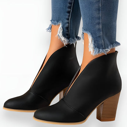 Alida™ | Eleganta Ankelstövlar med Klack