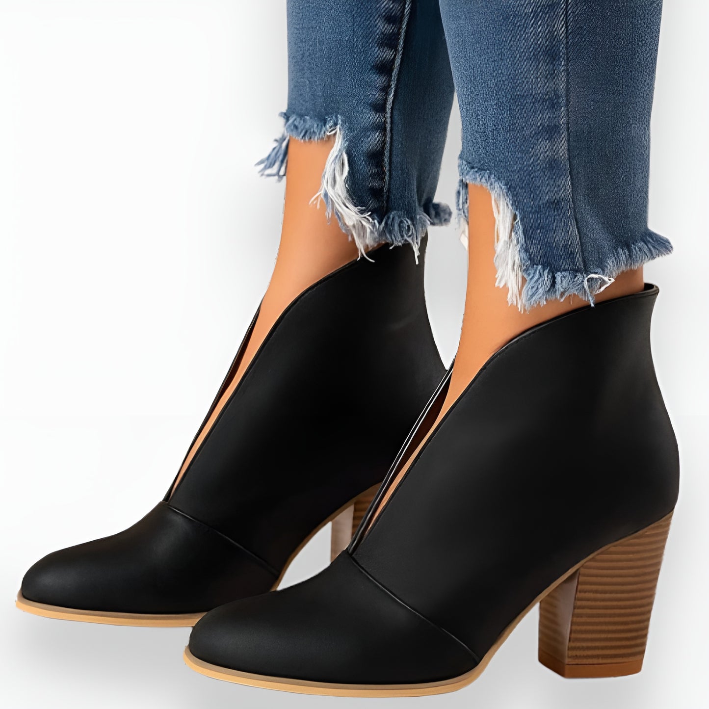 Alida™ | Eleganta Ankelstövlar med Klack