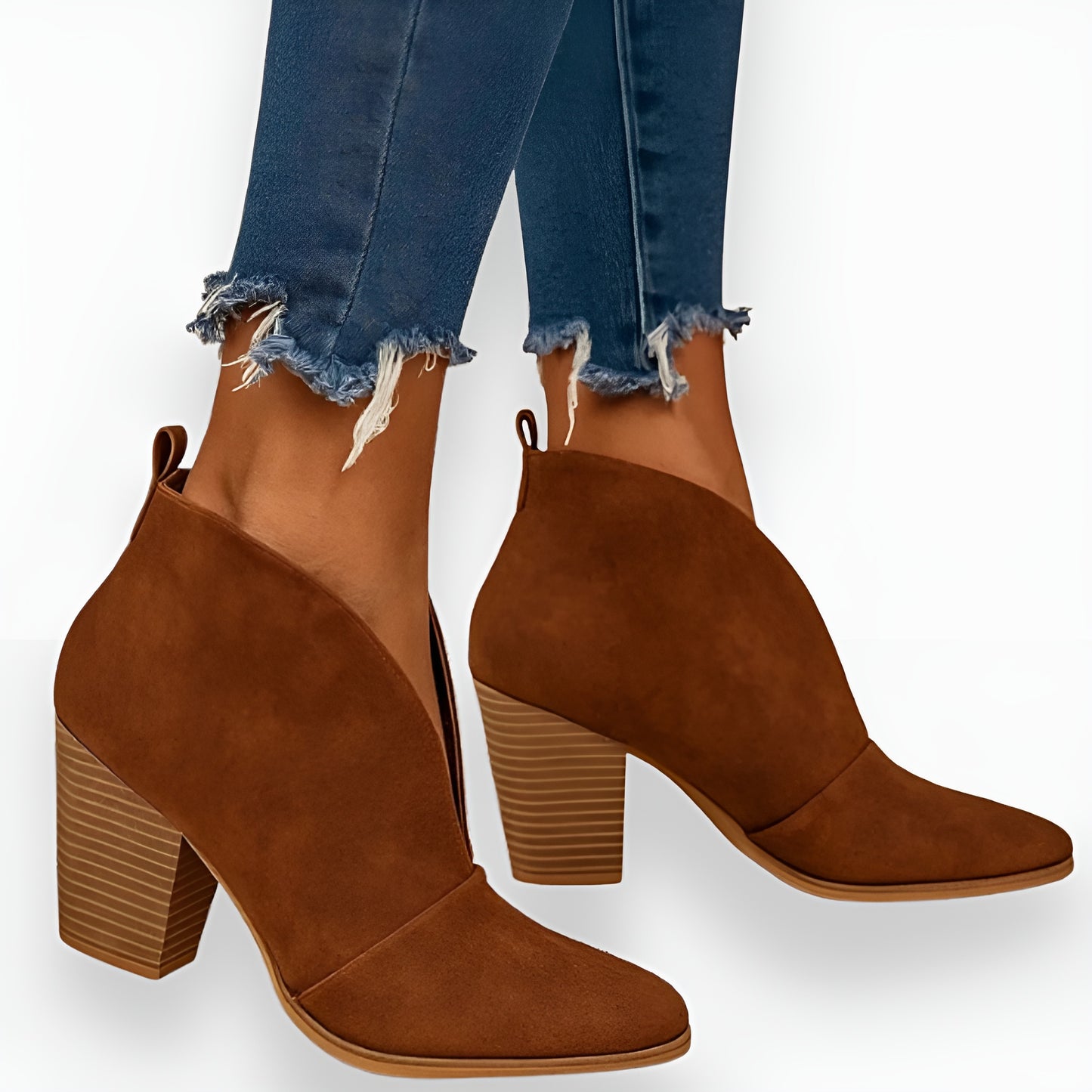 Alida™ | Eleganta Ankelstövlar med Klack