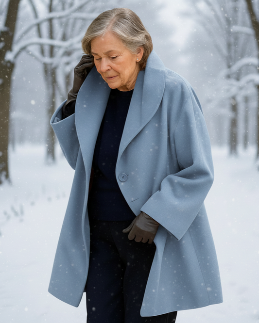 Nina™ | Elegant Halvlång Kappa