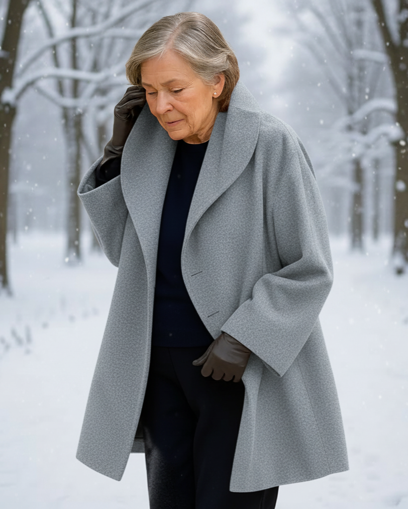 Nina™ | Elegant Halvlång Kappa