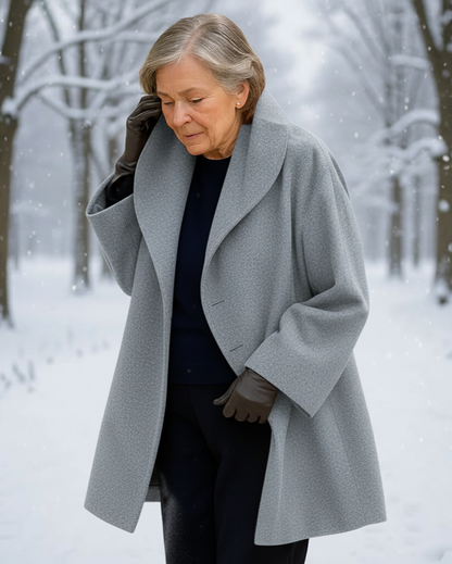 Nina™ | Elegant Halvlång Kappa