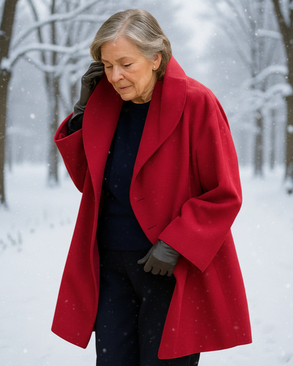 Nina™ | Elegant Halvlång Kappa